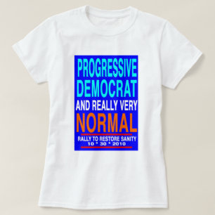 Camiseta Reunião para restaurar o T da sanidade para Dems