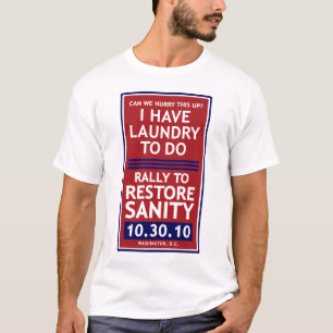 Camiseta Reunião para restaurar o t-shirt da sanidade