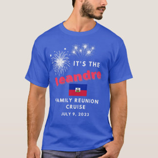 Camiseta Reuniões da família Fireworks Leandre 2023.