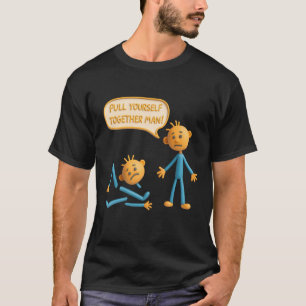 Camiseta Reunir-Se Com Um Garoto Quebrado Que Se Prende Sa