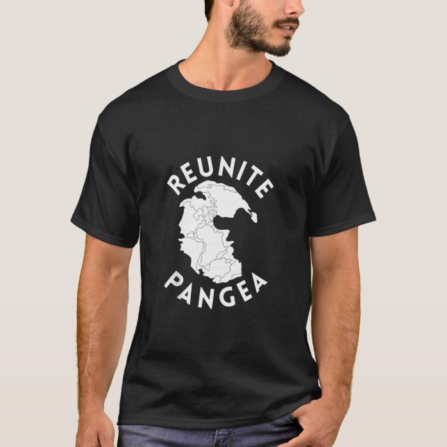 Camiseta Reunite Pangea Geology (Frente)