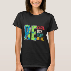 Camiseta Reutilização do reciclar Renovar Repensar o Ambien