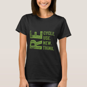 Camiseta Reutilização do reciclar Renovar Repensar o Ambien