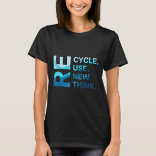 Camiseta Reutilização do reciclar Renovar Repensar o Ambien