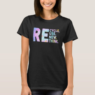 Camiseta Reutilização do reciclar Renovar Repensar o Ambien