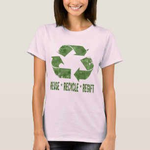 Camiseta Reutilizar, Reciclar, Regift