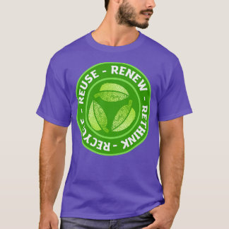Camiseta Reutilizar Renovação Renovar reciclar Repensar 2