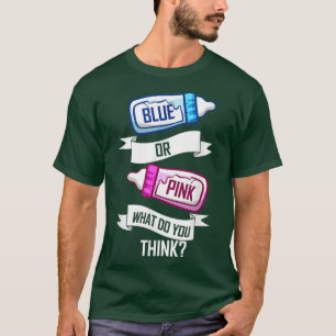 Camiseta Revelação de Gênero Azul ou Rosa