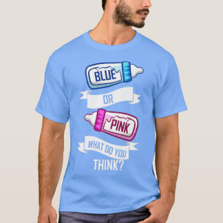 Camiseta Revelação de Gênero Azul ou Rosa
