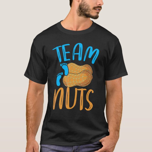 Camiseta Revelação de Gênero do Chá de fraldas do Team Louc (Frente)