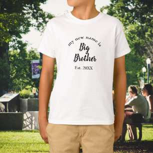Camiseta Revelação do Irmão Mais Velho Ano de Estabelecimen