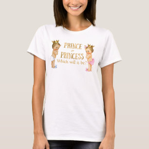 Camiseta Revelação do Sexo do Príncipe e da Princesa