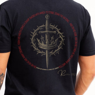 Camiseta Revelation 19:12-16 King of Kings men's faith tee