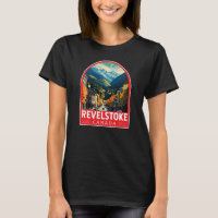 Revelstoke Canada Viagem Art Vintage