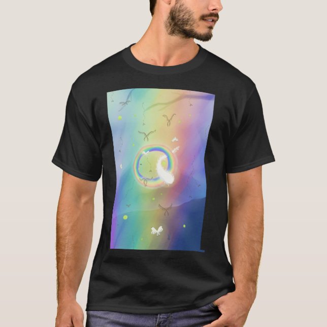 Camiseta reverse rainbow mushishi family family (Frente)