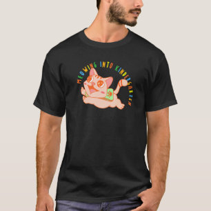 Camiseta Revertendo Para O Jardim De Infância Gato Na Escol