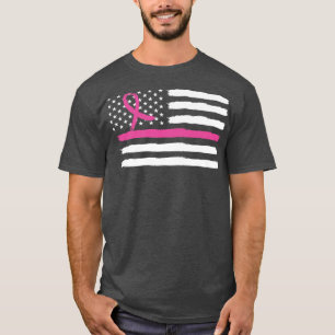 Camiseta Reverter A Consciência Do Cancer Da Mama Rosa