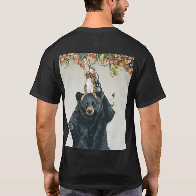 Camiseta revestimento com logotipo (Verso)