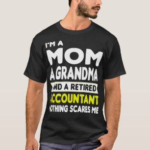 Camiseta Revestimento De Aposentado Contabilista Vovó Funny
