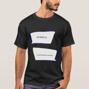 Camiseta Revisão da Alopecia Muito ruim. Não recomendaria.