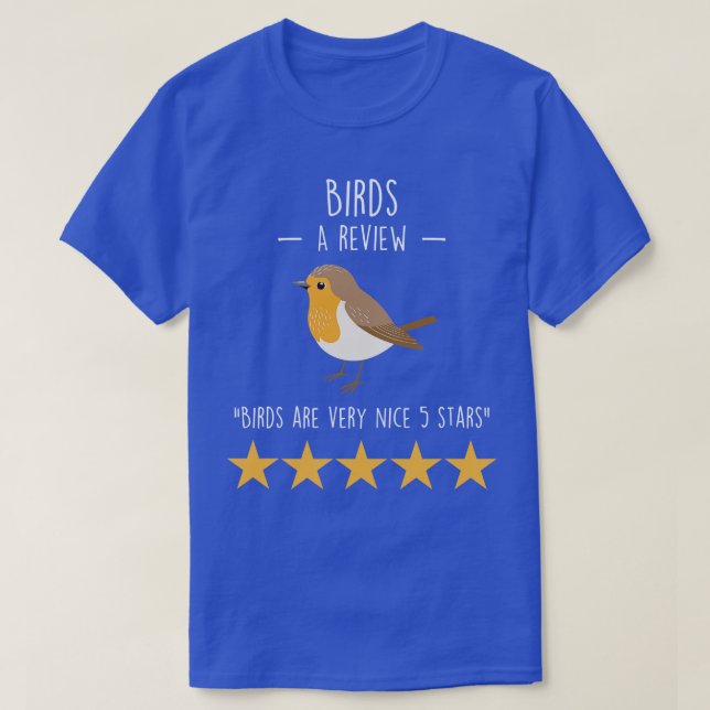 Camiseta Revisão das aves 1 (Frente do Design)