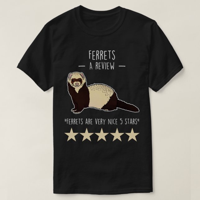 Camiseta Revisão do Ferret (Frente do Design)