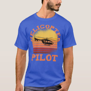 Camiseta Revisão do Piloto Helicóptero de Tendência