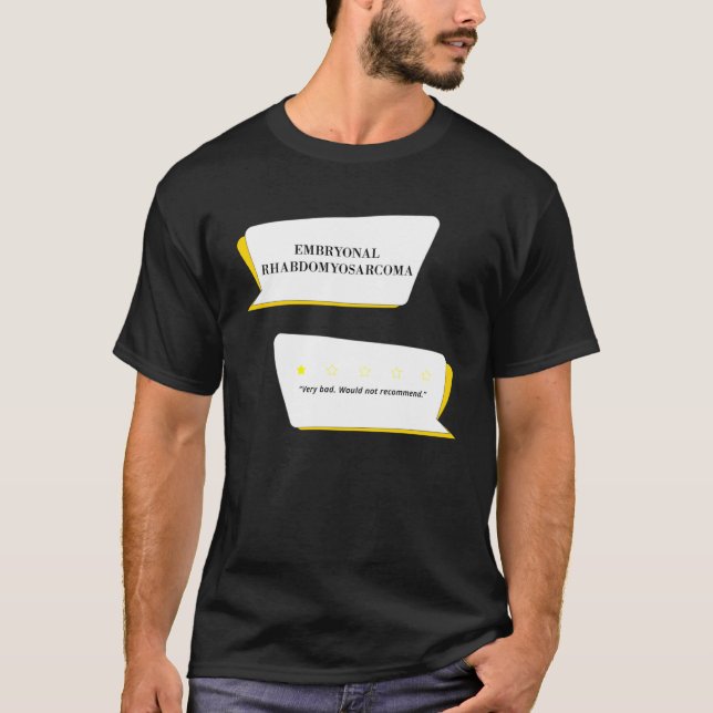 Camiseta Revisão Embrional do Rabdomiosarcoma Muito ruim (Frente)