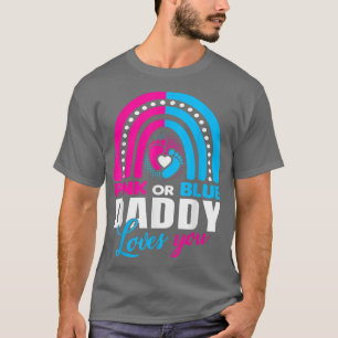 Camiseta Revisões de gênero para o Chá de fraldas do Pai do