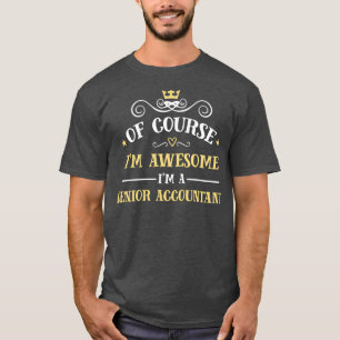 Camiseta Revisor Contabilista de Mais velho Impressionante