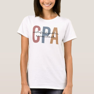 Camiseta Revisor de Contas Públicas Certificado da CPA