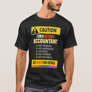 Camiseta Revisor De Contas Reformado Incrível Consulte A Es