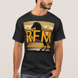 Camiseta Revista de ficção rural Cavalo e pôr do sol