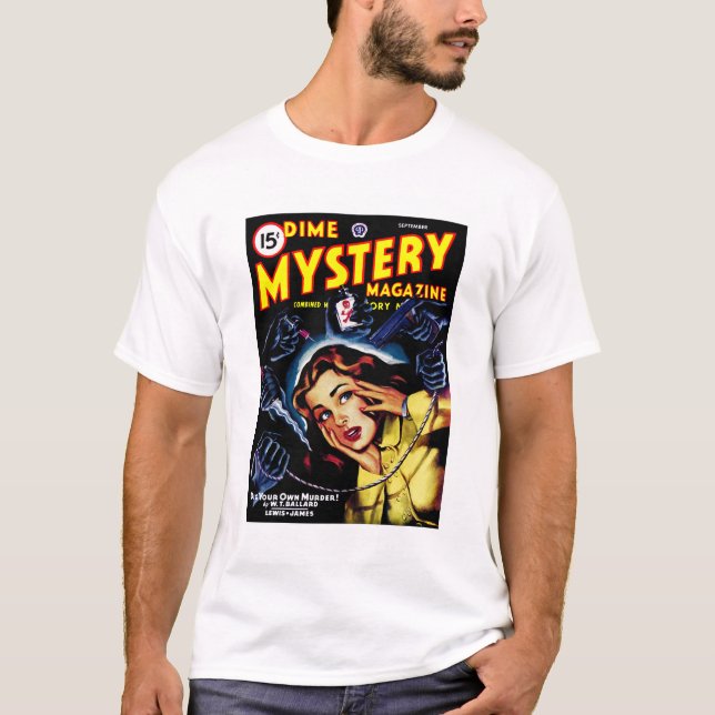 Camiseta Revista Dime Mystery (Set, 1946) (Frente)