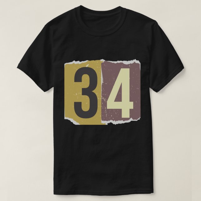 Camiseta Revista Número Resgate 34 (Frente do Design)