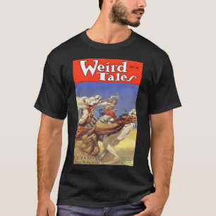 Camiseta Revista Vintage Weird Tales Trilha da Pata Fendida
