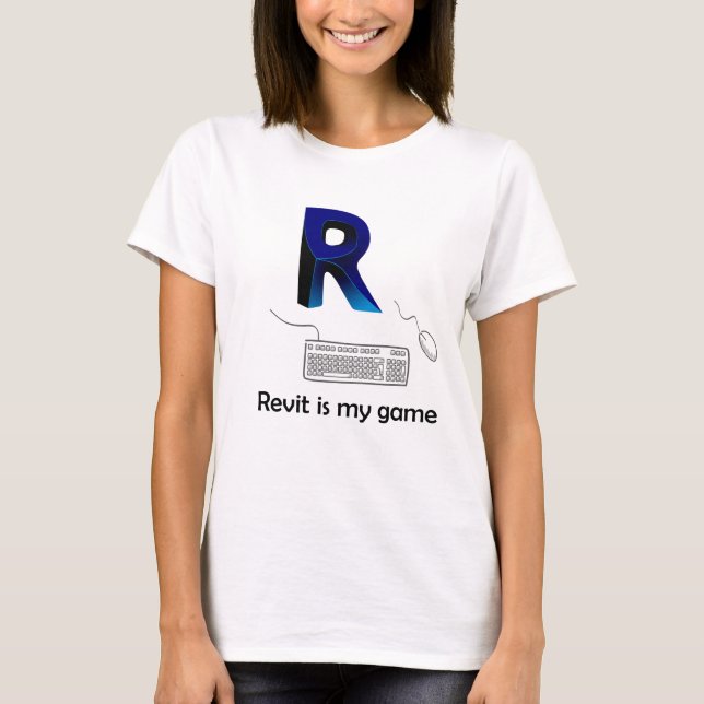 Camiseta Revit é o meu jogo (Frente)