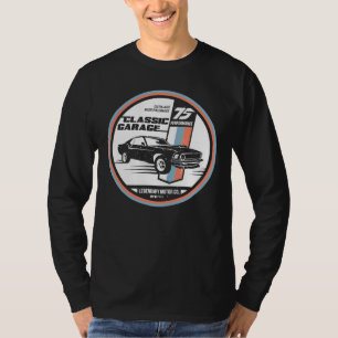 Camiseta Revival de Carro Musculoso Retrô