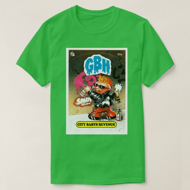 Camiseta Revogação de Bebês da Cidade GBH (Frente do Design)
