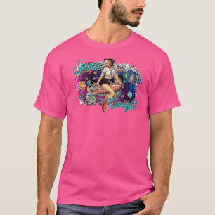 Camiseta Revolta espacial Cowgirl Leopardo - País Ocidental
