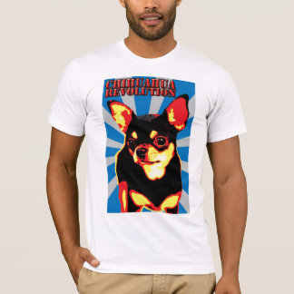 Camiseta revolução da chihuahua - azul