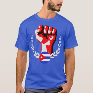 Camiseta Revolução de Cuba - Revolução do Pavilhão da Mão