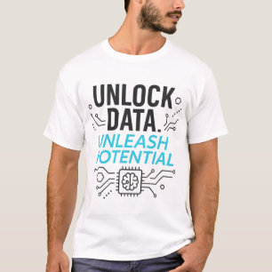 Camiseta Revolução de dados: tecnologia de matriz potencial