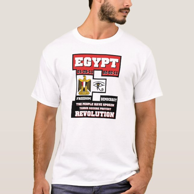 Camiseta Revolução de Egipto (Frente)