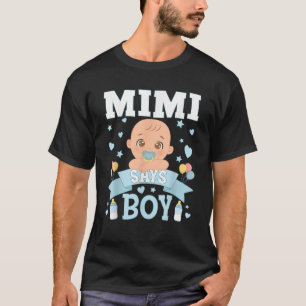 Camiseta Revolução de Gênero Mimi Diz Menino Correspondendo