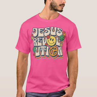 Camiseta Revolução de Jesus Boho Hippie Cristão