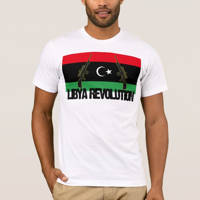 CAMISETA REVOLUÇÃO DE LÍBIA (Frente)