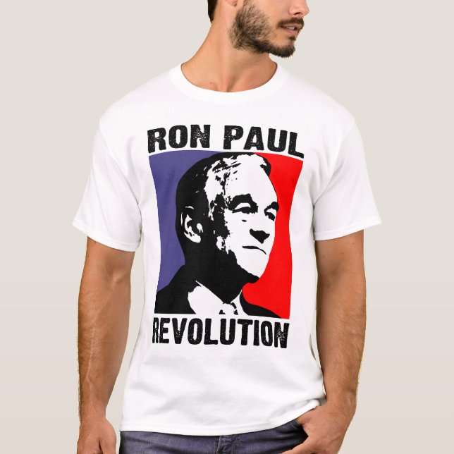 Camiseta Revolução de Ron Paul (Frente)