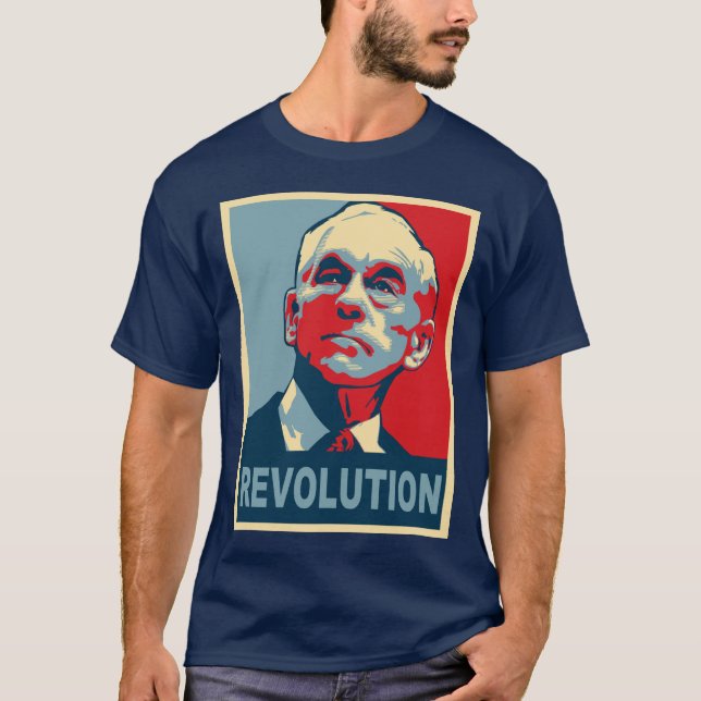 Camiseta Revolução de Ron Paul (Frente)