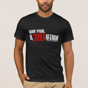 Camiseta Revolução de Ron Paul - esperança para América